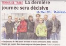 Article sur l’ASTT Lyon 6 publié dans le journal le Progrès